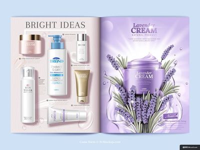 護(hù)膚品中的藝術(shù) 精致套裝與雜志畫冊(cè)的視覺美學(xué)